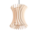 Scandinavian design natural wood pendant light – Noréalis model