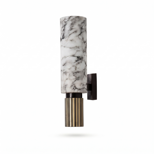 Wandleuchte Marmor Alabaster Modernes Design & Kupfer – Albâtre