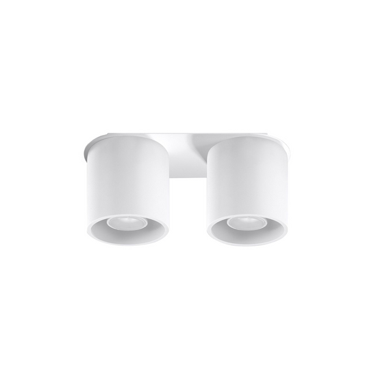 Modern White Cylindrical Ceiling Light – Orphalis