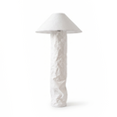 Iron and fabric floor lamp for living room – Armonéo