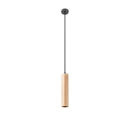 Scandinavian natural wood pendant light – Arelion