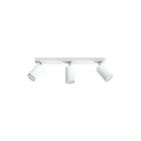 Moderne witte stalen plafondlamp met 3 verstelbare spots – Elaris