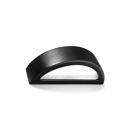 Modern black ceramic wall light – Neréa