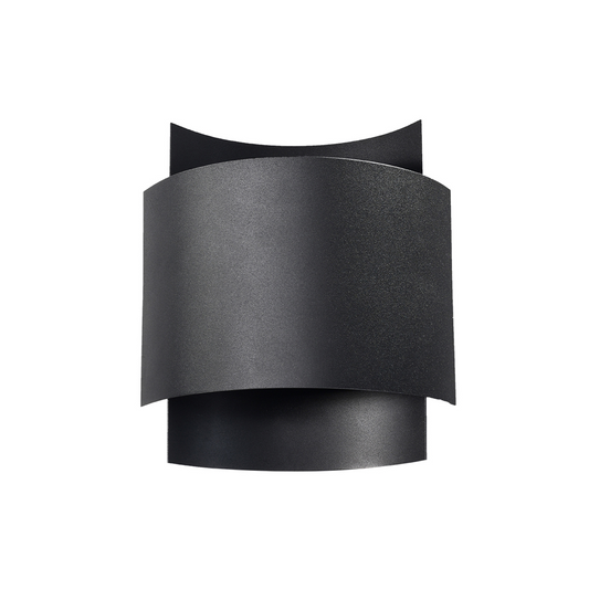 Wandlamp zwart industrieel design - model Vespera