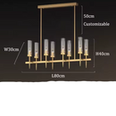 Skulpturaler Kronleuchter mit edlem Glanz und Lichtsteuerung – Viora