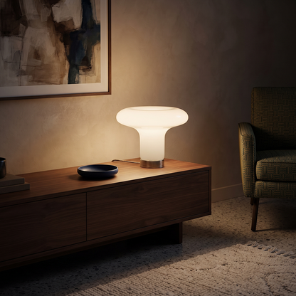 Glazen Tafellamp in Art Deco Stijl – Célestino