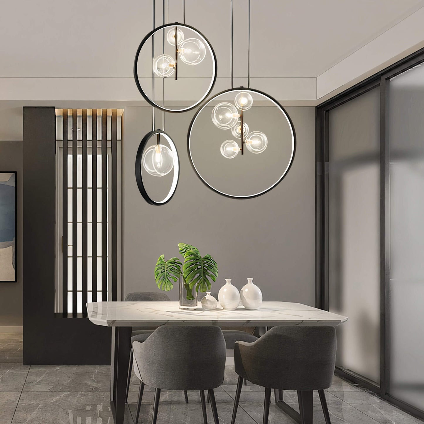 Veelzijdige Hanglamp Metalen Afwerking Duurzaam – Cléora