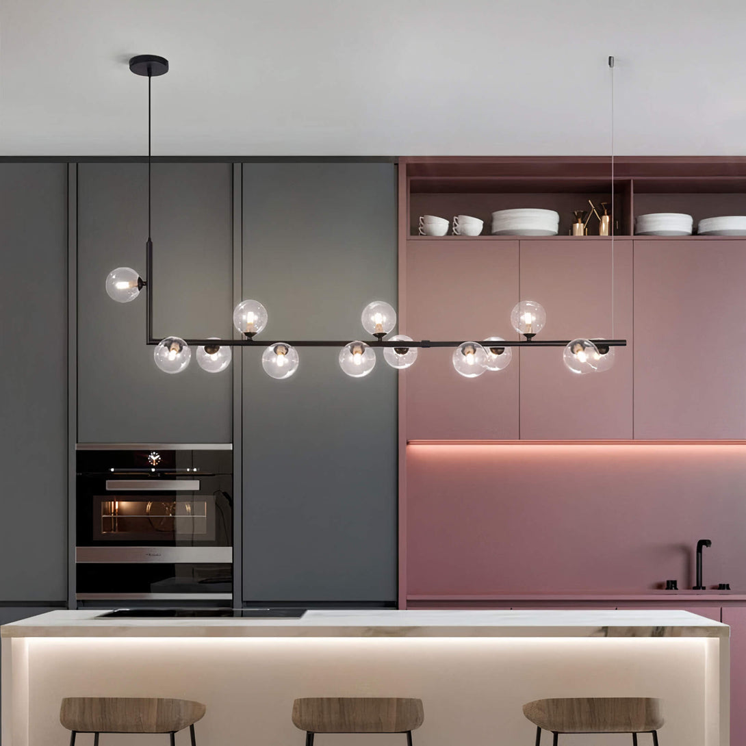 Suspension Moderne Globes Multiples Finitions Élégantes – Crisma