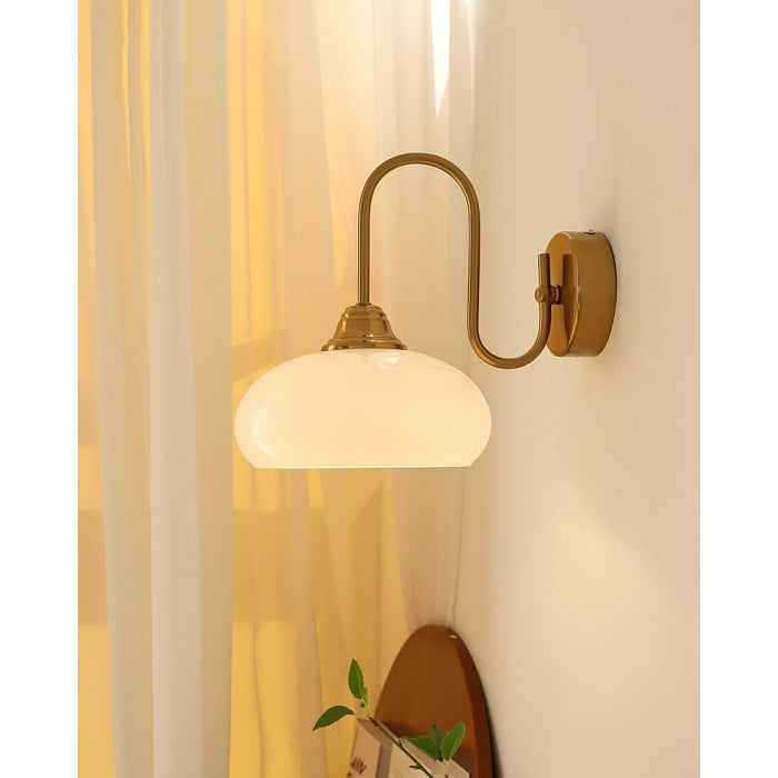 Applique murale minimaliste Eléganza en verre texturé et métal poli - vue 28