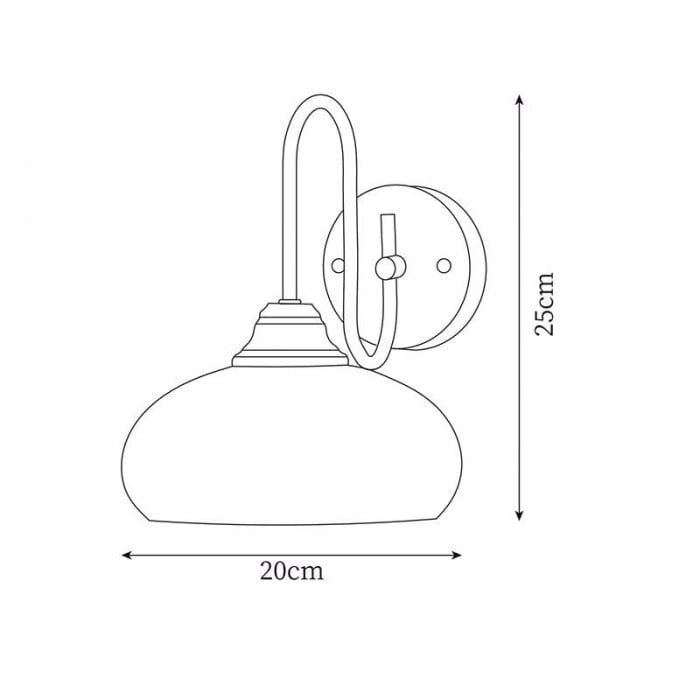 Applique murale minimaliste Eléganza en verre texturé et métal poli - vue 33