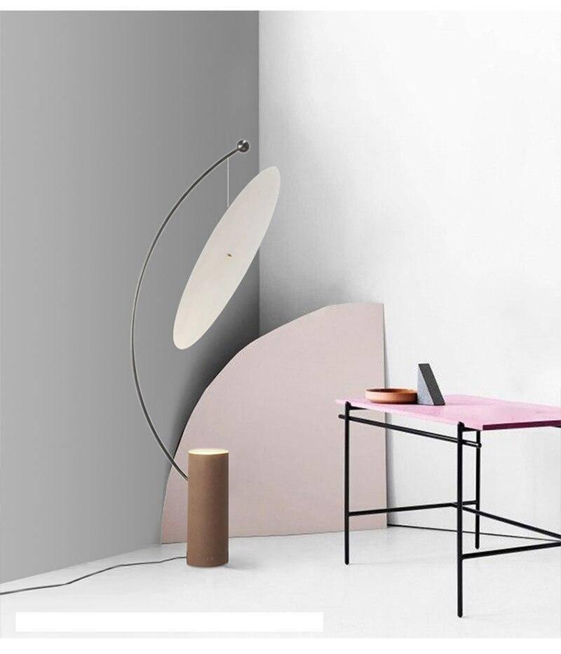 Lampadaire Scandinave Vitrail LED Design Épuré – Soléia