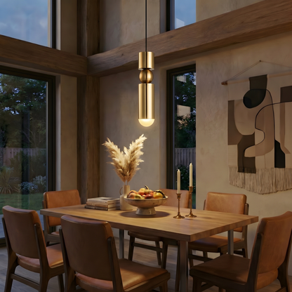 Modern Copper Elegance Pendant Light – Lynx